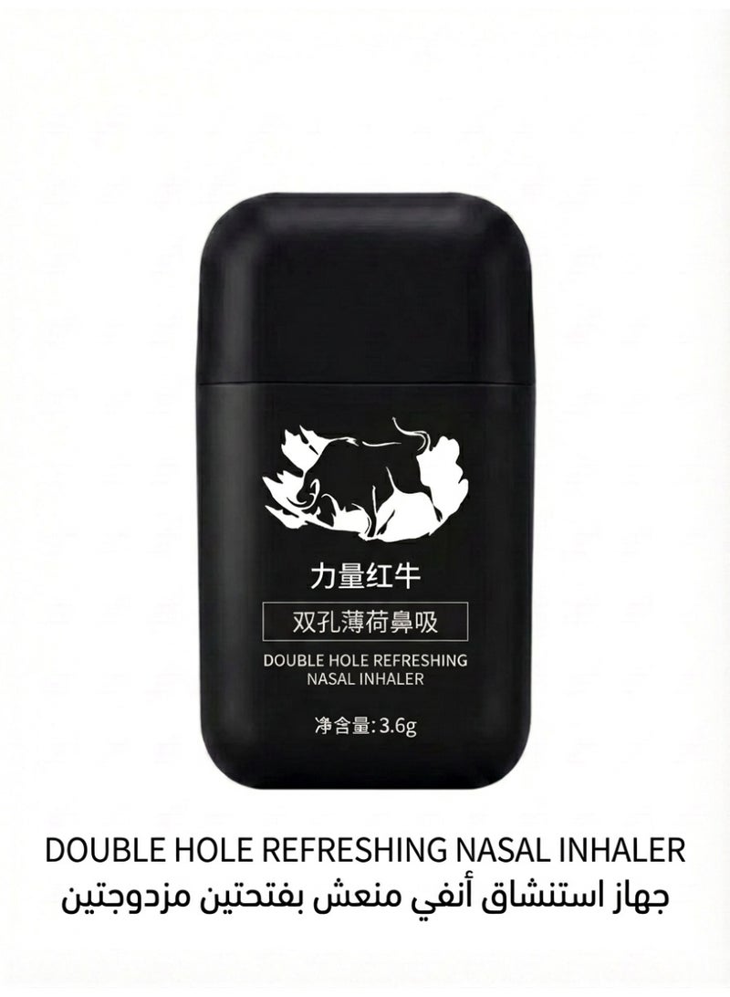 عصا استنشاق أنفي بنكهة مشروب الطاقة - تصميم بفتحتين، خالٍ من الإضافات | قابلة لإعادة الاستخدام، محمولة | منعشة ومنشطة للاستخدام اليومي | مناسبة للقيادة أو العمل لساعات إضافية أو الدراسة - متوفرة في المملكة العربية السعودية. - Image 1